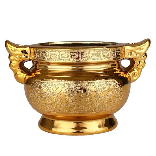 Incense burner household indoor living room God of wealth burning incense burner