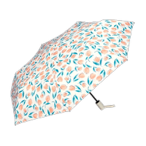 Wpc Retro Printed Fully Automatic Sun Protection Umbrella Vinyl Anti-UV Folding Parasol Sun Umbrella Rain or Shine Umbrella