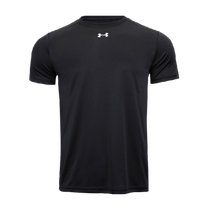 UA Under Armor sports short-sleeved T-shirt quick-drying mens and womens summer loose black breathable sweat-absorbent simple running outdoor