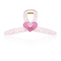 DODOGOGO French Frosted Love Hair Clamp Womens Simple High-Quality Texture Large Shark Clip Hair Clamp