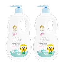 Little Raccoon Shower Gel for Boys and Girls Moisturizing Childrens Shampoo and Bath Milk Shower Gel Four Seasons Family Pack 1L*2