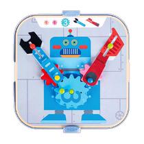 Hape dynamic gear pixel painting storage set childrens educational enlightenment early education toy baby Montessori 3 years old
