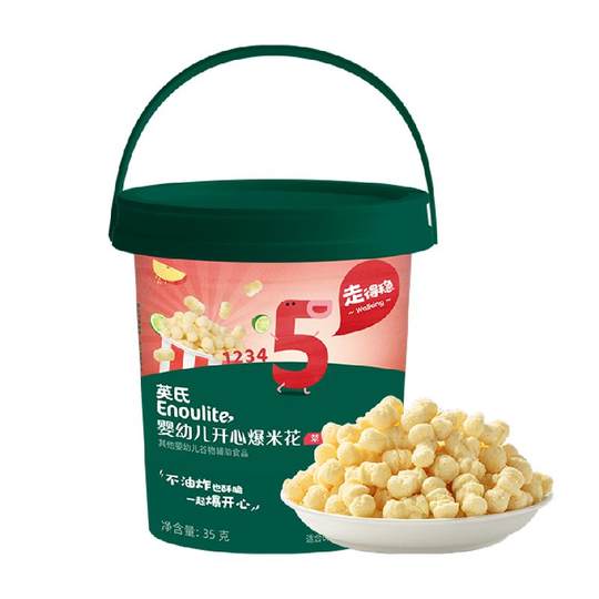 英氏婴幼儿爆米花宝宝手指泡芙儿童零食非油炸营养辅食