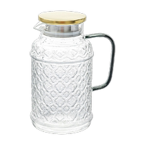 Современная домохозяйка ретро-цветок бегонии стеклянный холодный чайник устойчивый к высоким температурам красивый крутой чайник чайник большой емкости