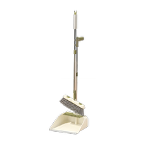 Beautiful polyester broom set household broom and dustpan combination soft broom broom with comb teeth sweeping artifact