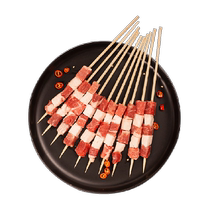 Summer pasture original cut lamb BBQ mutton skewers 50 skewers fresh and juicy
