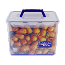 LOCK&LOCK large-capacity crisper refrigerator storage box 12L food-grade fruit and vegetable pickle sealed box