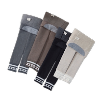 Youkesiu girls pantyhose autumn and winter thickened velvet outer wear leggings childrens baby nine-point pants to prevent falling out
