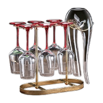 Genas high-end red wine glass decanter set high-end glass crystal tall luxury high-end wine set