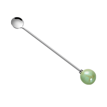 Milk powder stirring stick stirring spoon stainless steel stirring stick long handle bar spoon mixing spoon milk tea stirring stick long handle spoon