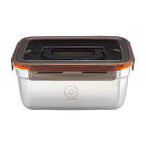 Modern housewife crisper 304 stainless steel food storage box fruit lunch box portable refrigerator