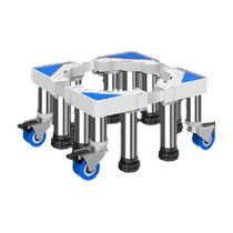 Heightened washing machine base frame mobile universal wheel bracket storage bracket universal drum refrigerator foot pad shelf