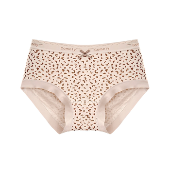 Vintage maillard brushed printed plus size underwear for women