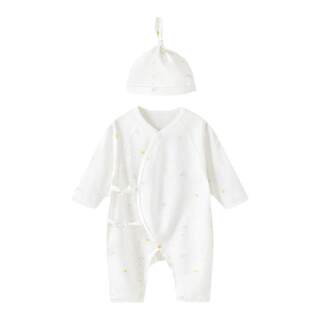 Babylove jumpsuit pure cotton all seasons lace-up sweatshirt