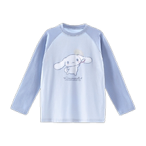 Jade Dog Girls T-shirt Long Sleeve Autumn Clothing 2024 New Childrens Bottoming Shirt Spring Style Big Childrens Top Korean Childrens Clothing