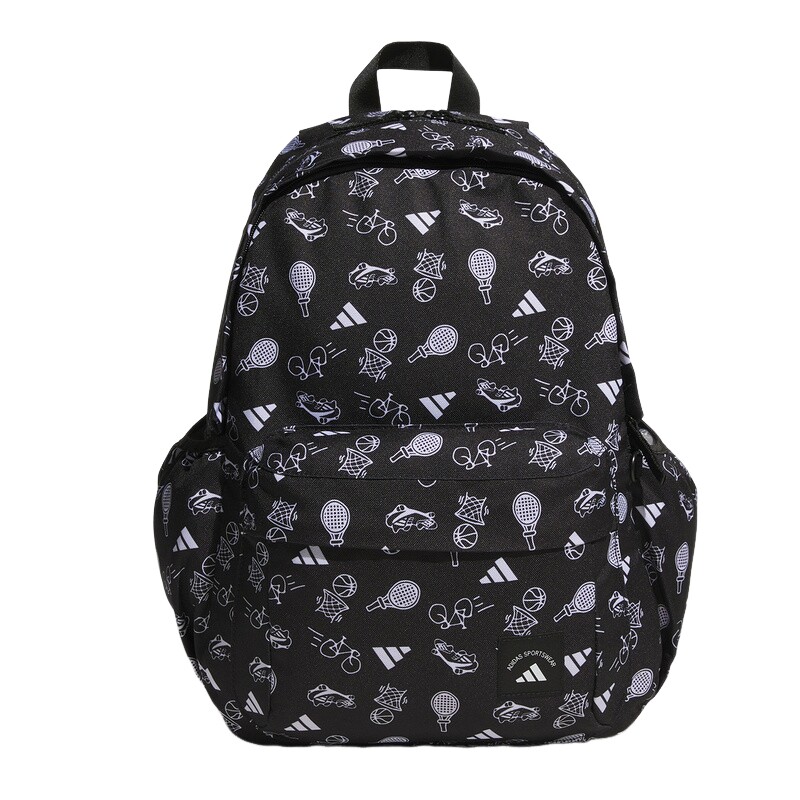 Adidas Adidas sports style full printed student schoolbag autumn men's and women's backpack KF2486