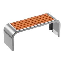 Stainless steel park chairs outdoor benches anti-corrosion plastic wood stools shopping mall public seats outdoor iron rest benches