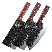Longquan kitchen knife set household vegetable cutting knife kitchen meat slicing knife chefs special forged bone chopping knife 1789