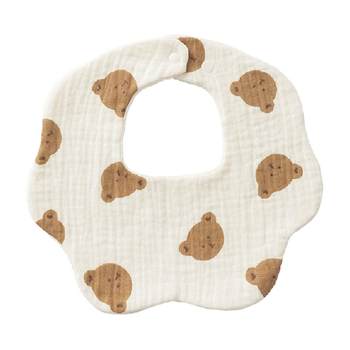 ຈັດສົ່ງຟຣີ Betis baby bibs spring and summer pure cotton bibs for newborn children waterproof ຜ້າເຊັດນໍ້າລາຍກັນນໍ້າ