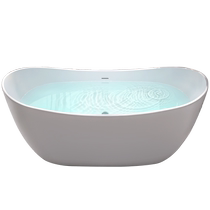 Kokang bathtub home double Internet celebrity hotel B&B moon-shaped artificial stone integrated bathtub 1 4-1 8 meters 676