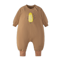 Mini bala bala baby spring outing jumpsuit childrens fashionable and cute animal crawling clothes baby clothes