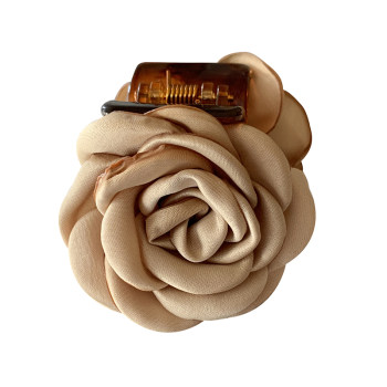 French Temperament Camellia Clip 2023 Autumn and Winter Multi-petal Rose Hair Clip Back of Head Hair Clip Hair Accessories for Women