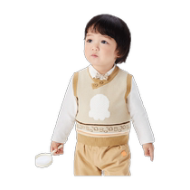 (Same style in the mall) Balabala childrens vest boys spring and autumn vest warm waistcoat cute and fashionable