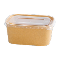 Temeiju disposable biodegradable lunch box environmentally friendly lunch box 1000ml*20 set camping lunch box with lid
