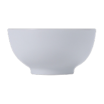 Jingdezhen official ceramic pure white tableware household high temperature white porcelain eating bowl set underglaze colorless 2024 new style