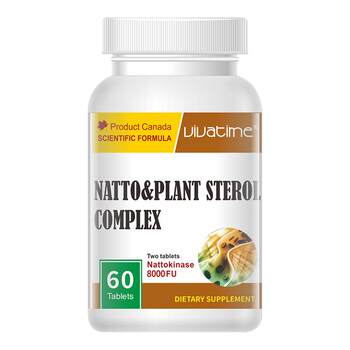 Canadian Original Imported Time Secret Key Nattokinase 8000Fu Compound Tablets, a Regular Health Supplement for Middle-Aged and Elderly People, Genuine Product