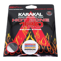 Karakar Squash Line KARAAKAL Training resistant to HOT ZONE120 high bounce diamètre full of two strips