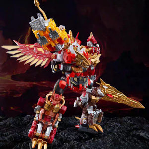 变形玩具粤星天穹战神机器人金刚合金版六合体手办模型男孩益智
