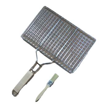 Stainless steel barbecue utensils large barbecue net grilled fish clamps