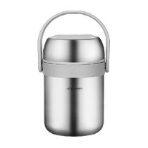 Guangyi 304 stainless steel lunch box household portable insulated pot for taking meals out large-capacity insulated bucket