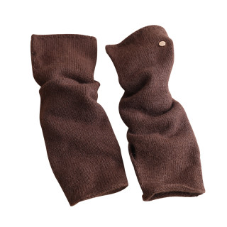 王炸单品“棉+羊毛”基础款万能长筒手套秋冬堆堆袖子保暖针织女