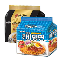 韩国进口PALDO御膳炸酱面200g*4袋+干拌面130g*5袋方便速食泡面
