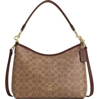 [圣诞礼物]COACH/蔻驰奥莱女士老花LAUREL手提包单肩包斜挎包通勤