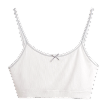 EUV girls underwear development period children primary school students anti-bump camisole older children ice silk summer thin section