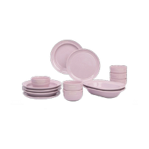 staub enamel ceramic bowl plate dish plate tableware set night cherry powder truffle white family dining plate round plate rice bowl