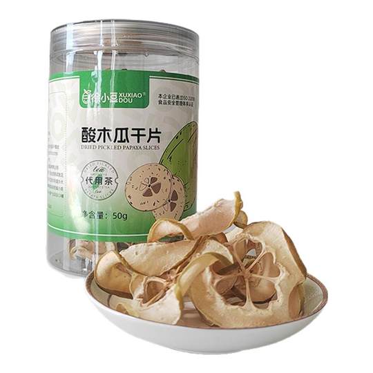 Xu Xiaodou Dried Papaya Slices Cocktail Coffee Decoration