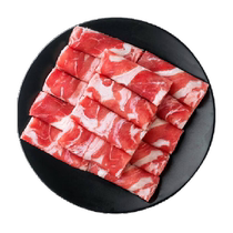 Yuan Muxi domestic raw cut beef roll 500g fat beef roll barbecue ingredients fresh beef slices hot pot semi-finished product