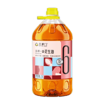 Jinzhangmen pressed first-grade peanut oil 5L rich fragrance less oily smoke high quality and translucent
