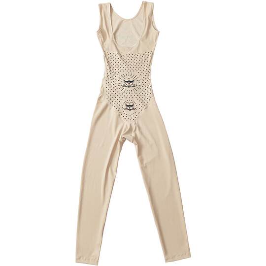 Sleeveless trousers one-piece body shaper to enhance abdominal shaping