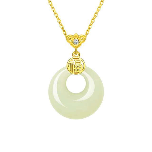 Zhou Taisheng's safety buckle necklace
