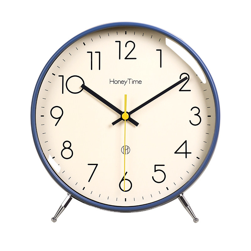Large silent desk clock desktop living room TV cabinet clock
