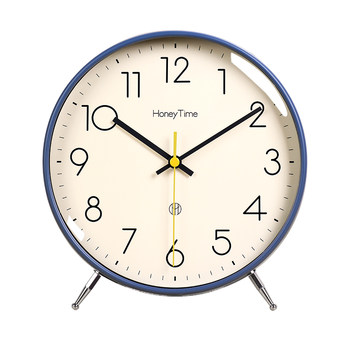 Large silent desk clock desktop living room tv cabinet clock