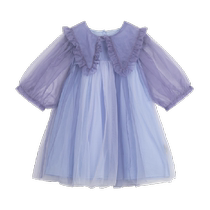 Maradin Childrens Clothing Girls Dresses 2023 Summer New Style Big Childrens Puffy Mesh A-Line Skirt Doll Skirt
