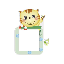 Switch stickers simple modern creative cute cartoon triple double opening anti-dirty cover ugly acrylic 3D switch frame cover