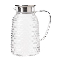 Gold inlaid jade glass cold kettle high temperature resistant household cold kettle set cold water cup tea kettle thickened cold brew kettle