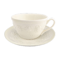 Wedgwood Hauight Hole Cameric Tea Cup Disc set coffee mug upscale изысканный